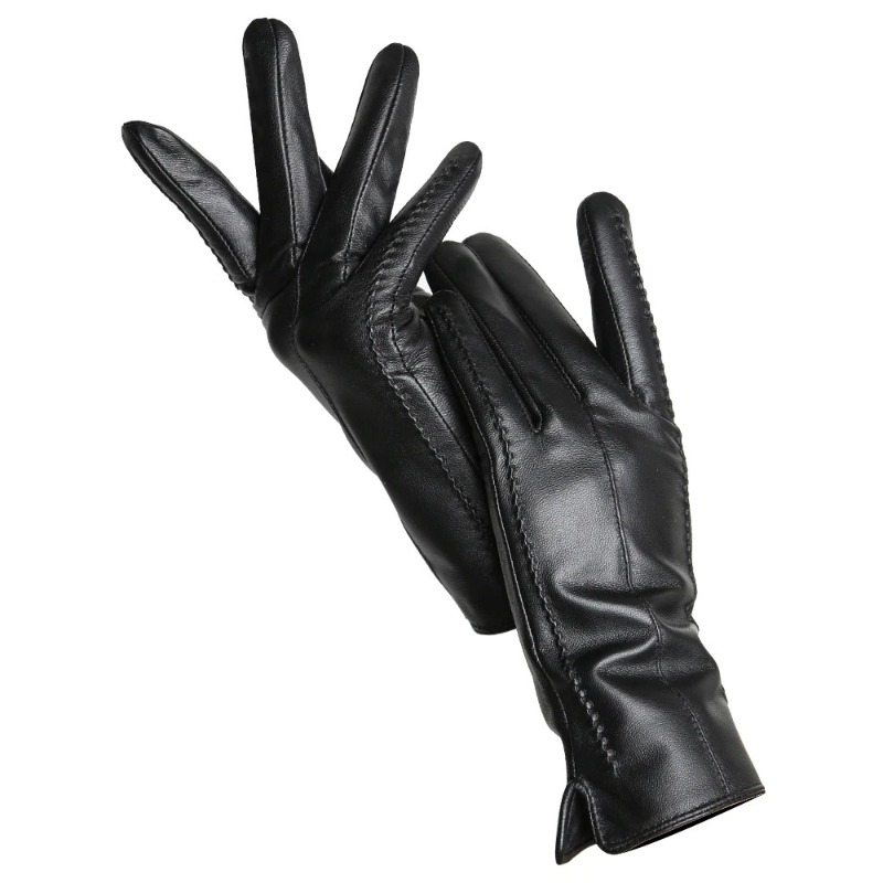 Leather Work Winter Gloves - Frauen Schaffell Handschuhe Winter Warm Plus