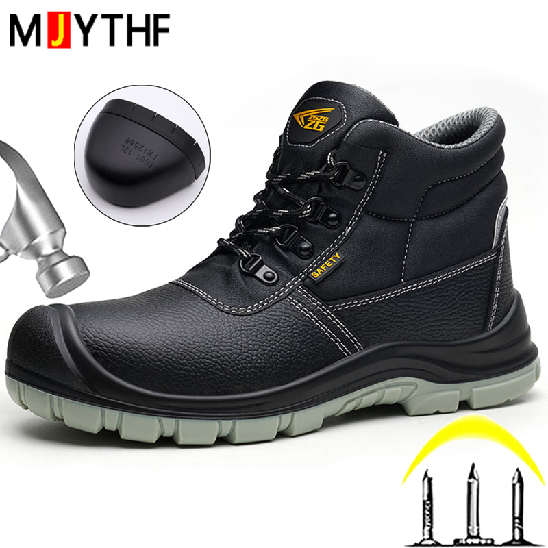 Leather Work Fabric - S3 Standard Arbeitsschutzschuhe für Herren Antistatisch