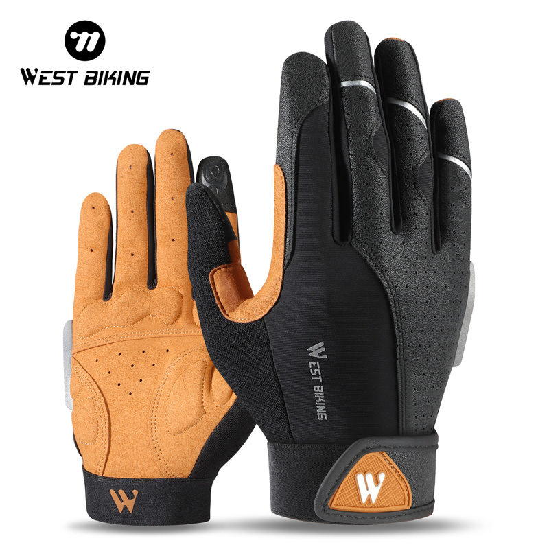 Leather Work Winter Gloves - West Biking Herbst Winter Herren Voll