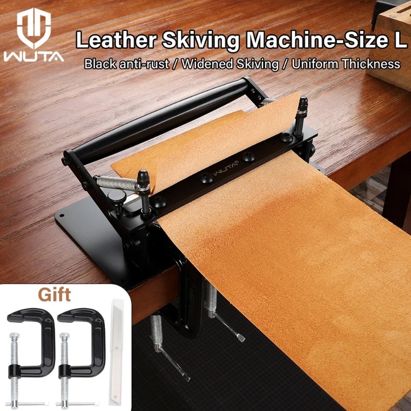 Große manuelle Ledermaschine,  – Skiver Leather Thin Bewertung und Preis