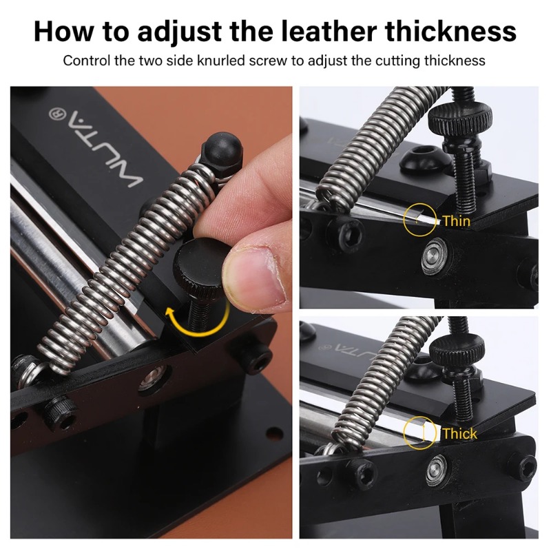 Große manuelle Ledermaschine,  – Skiver Leather Thin Bewertung und Preis