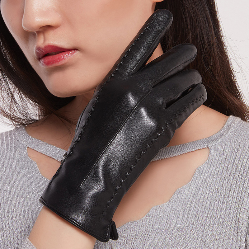 Frauen Schaffell Handschuhe Wi – Leather Work Winter Gloves Bewertung und Preis
