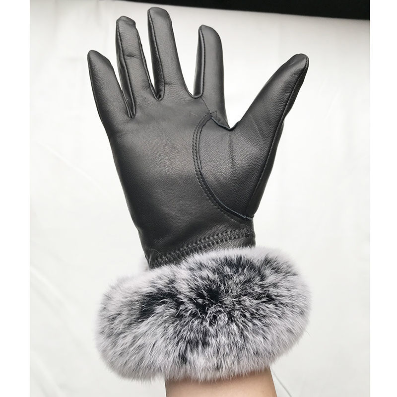 Frauen Winter Echtem Schaffell – Leather Work Winter Gloves Bewertung und Preis