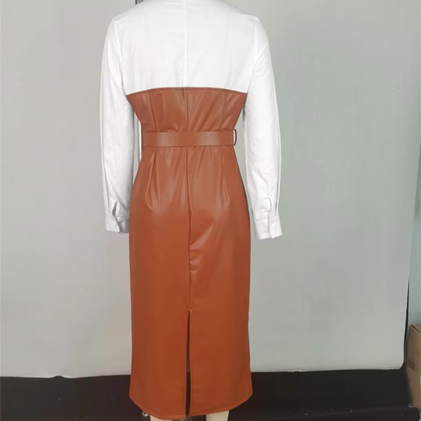Damenkleid aus Kunstleder, mit – Leatherwork Midnight Bewertung und Preis