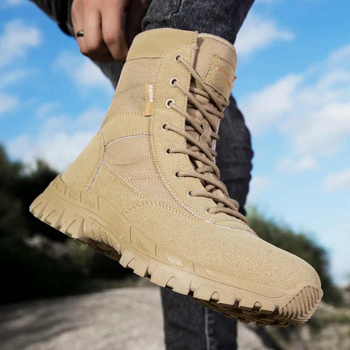 Herren Outdoor Wanderschuhe Hi – Leather Work Fabric Bewertung und Preis