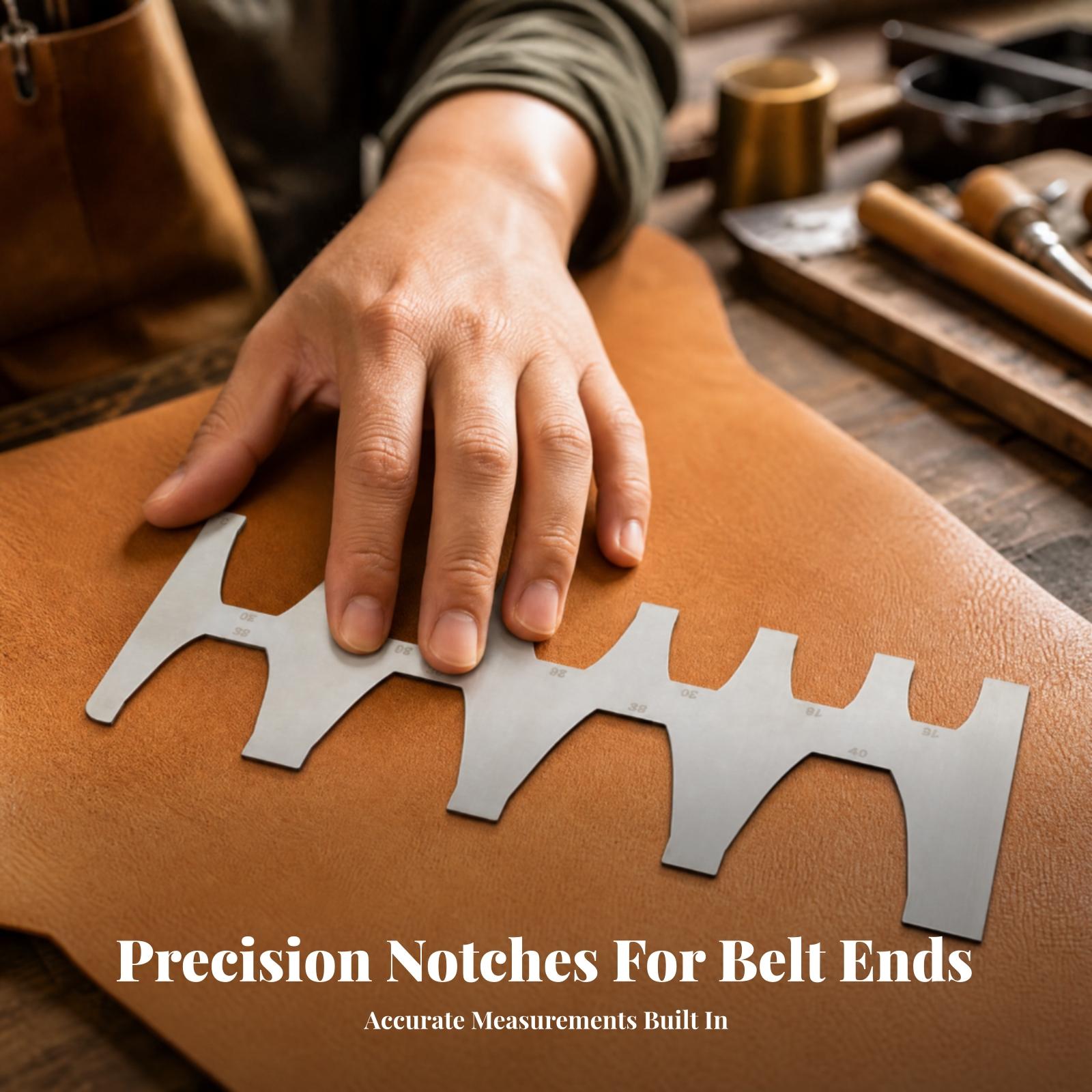 Gürtelschablone, 1,2 mm dickes – Leatherwork Ruler Bewertung und Preis