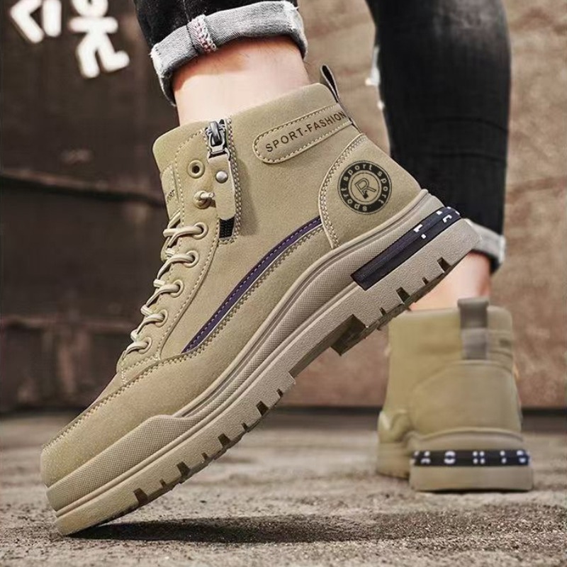 Männer Retro High Top Arbeit S – Leather Work Fabric Bewertung und Preis