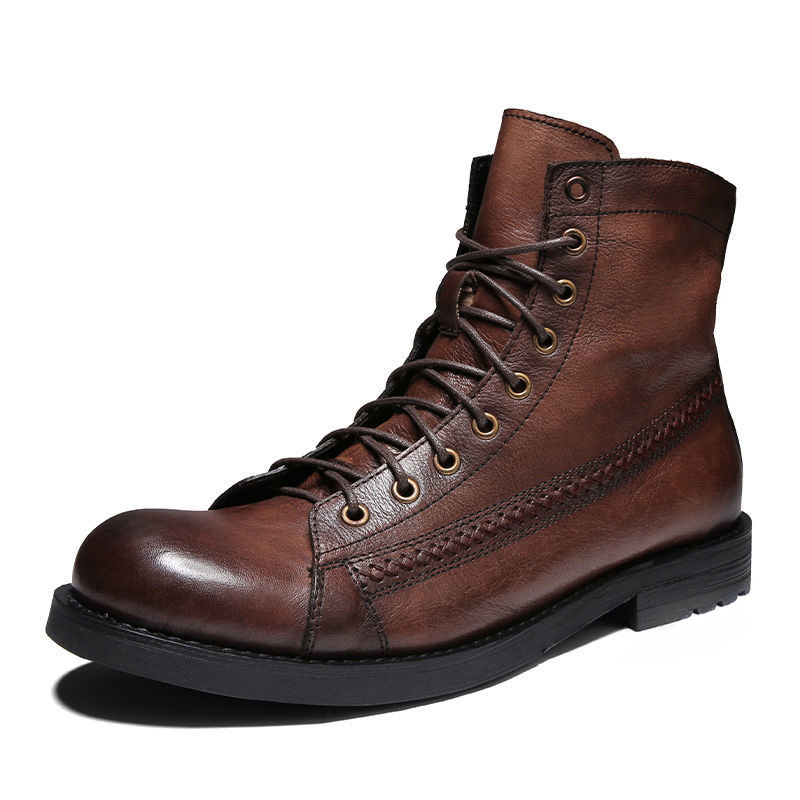Herren Knöchelstiefel Klassisc – Leather Work Fabric Bewertung und Preis