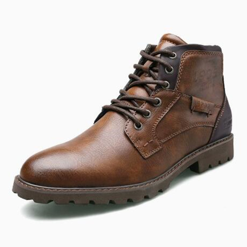 2026 Leder-Herrenstiefeletten  – Leather Work Fabric Bewertung und Preis
