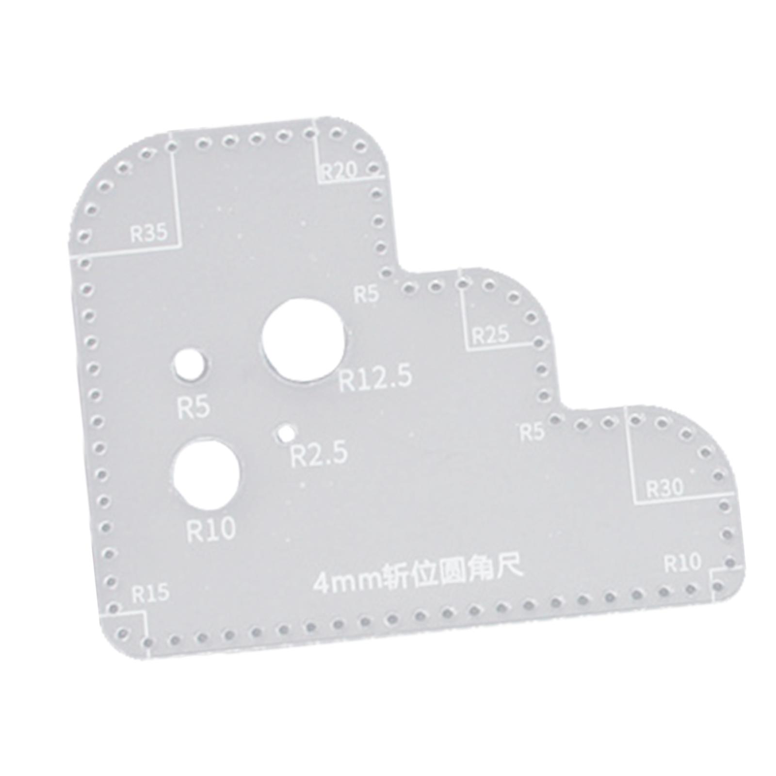 Acryl-Schablone für Lederarbei – Leatherwork Ruler Bewertung und Preis