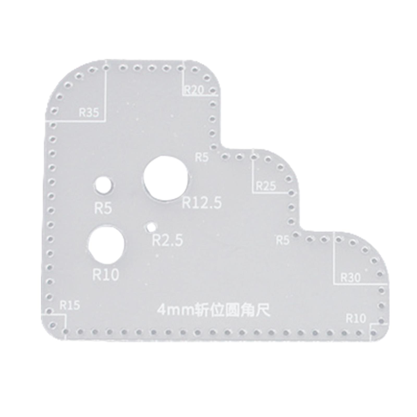 Acryl-Schablone für Lederarbei – Leatherwork Ruler Bewertung und Preis