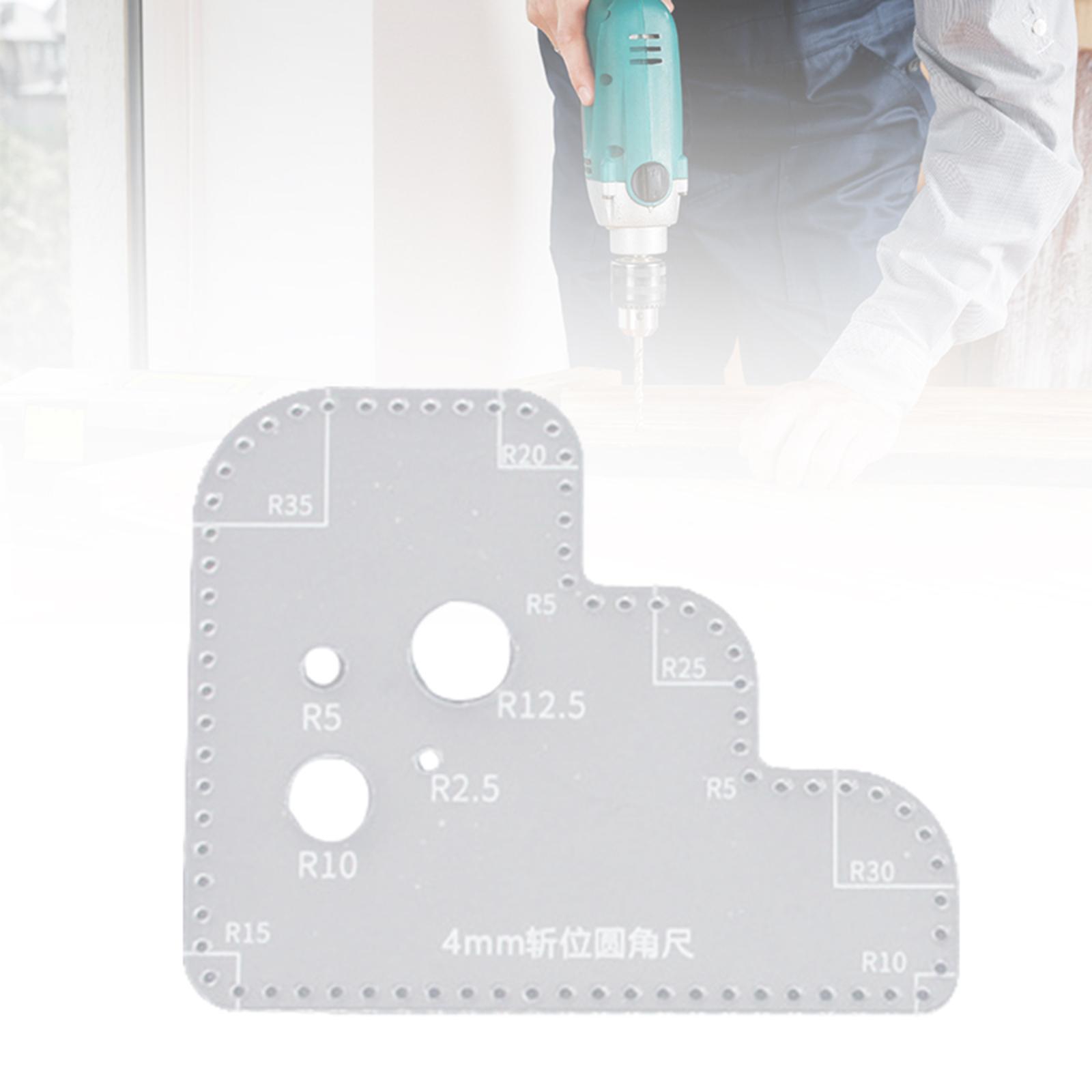 Kreis-Schablone aus klarem Acr – Leatherwork Ruler Bewertung und Preis
