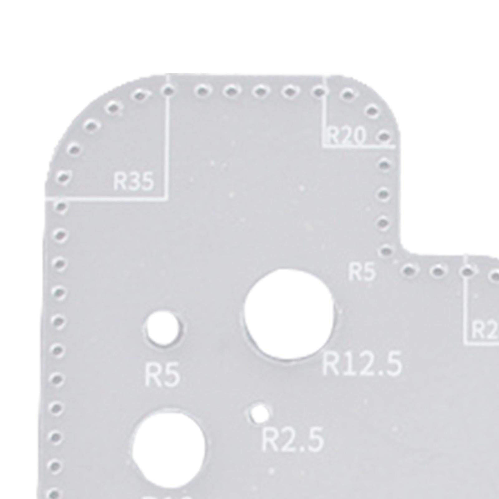 Kreis-Schablone aus klarem Acr – Leatherwork Ruler Bewertung und Preis